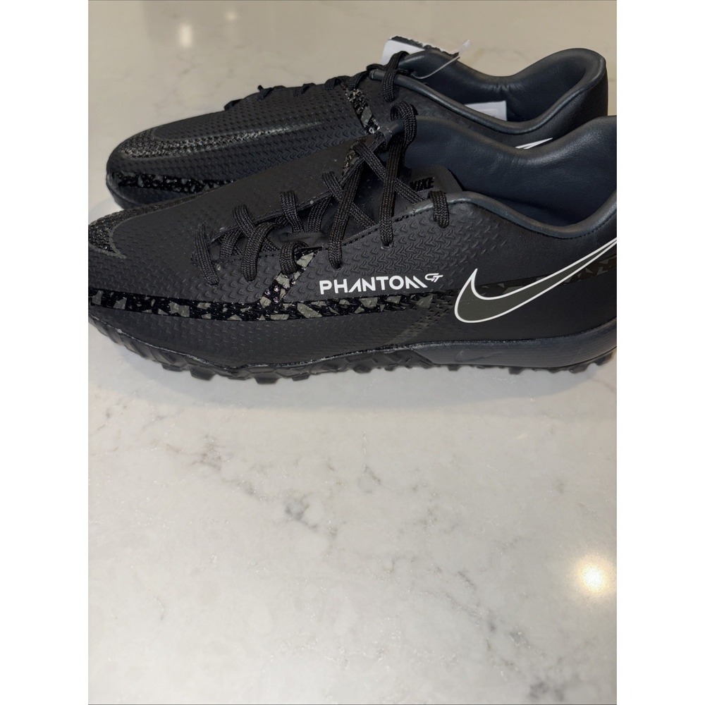 Nike‎ Phantom GT2 Academy Turf Soccer Shoes DC0803-001 Mens Size 5 Black